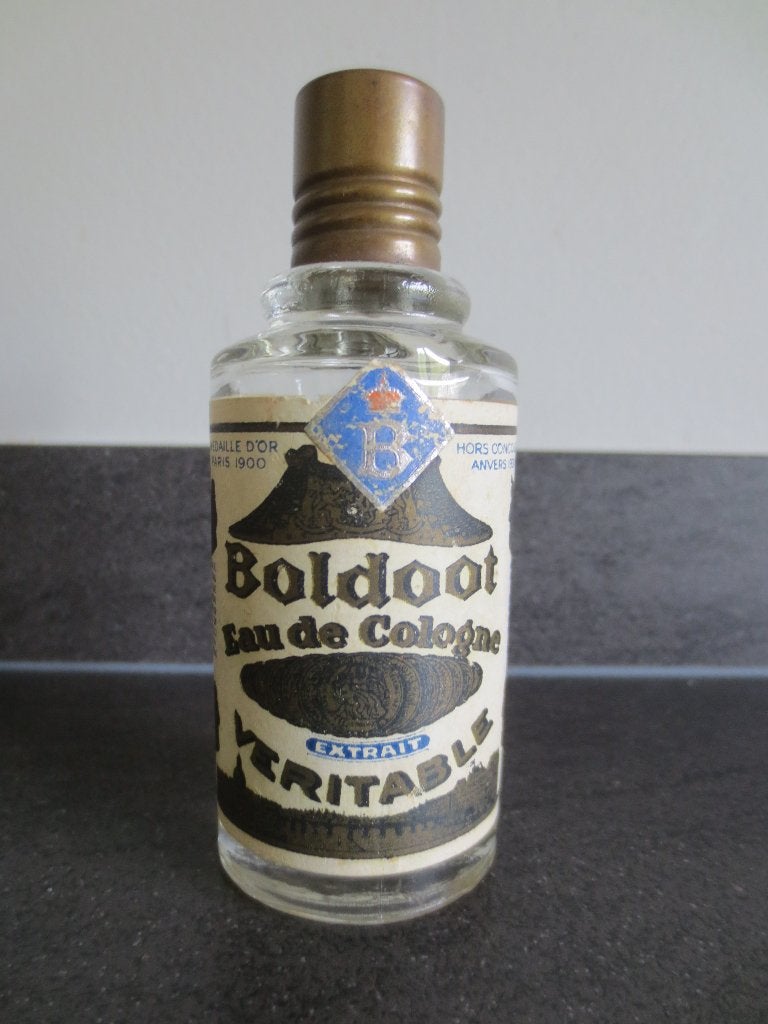 Boldoot: Eau de Cologne Extrait Veritable- Fles 10/5 cm hoog, Ophalen of Verzenden, Gebruikt, Parfumfles