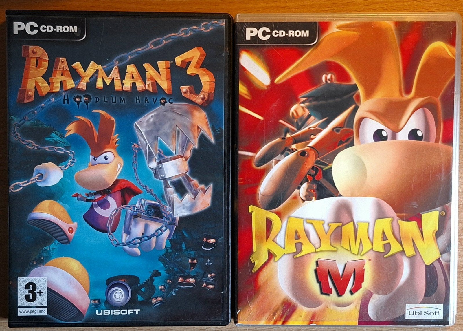 Rayman 3 Hoodlum Havoc & Rayman M - PC CD-ROM, Gebruikt, 1 speler, Eén computer, Ophalen of Verzenden