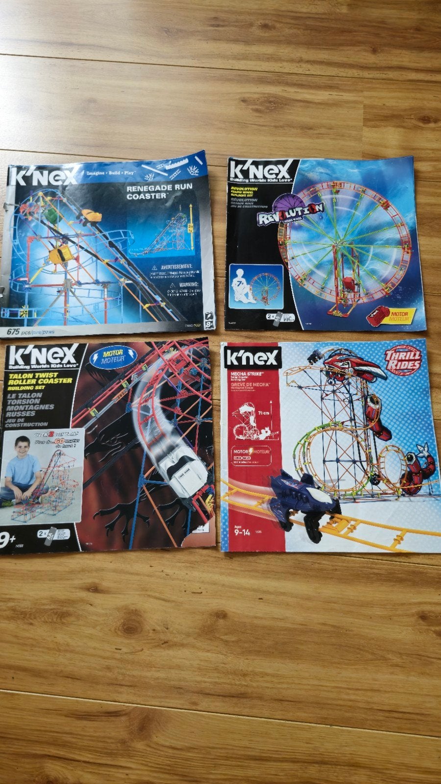 Grote partij K'nex met diverse sets en handleidingen, Kinderen en Baby's, Speelgoed | Bouwstenen, Ophalen of Verzenden, Gebruikt