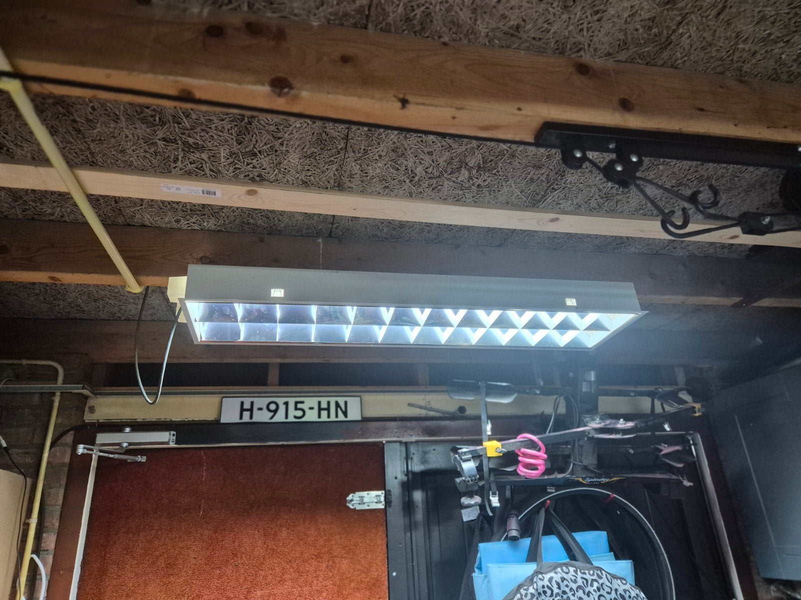 4 TL armaturen/ tl bakken inclusief LED TL buizen - 120x30cm, Ophalen, Gebruikt, G13 (TL), Led-lamp