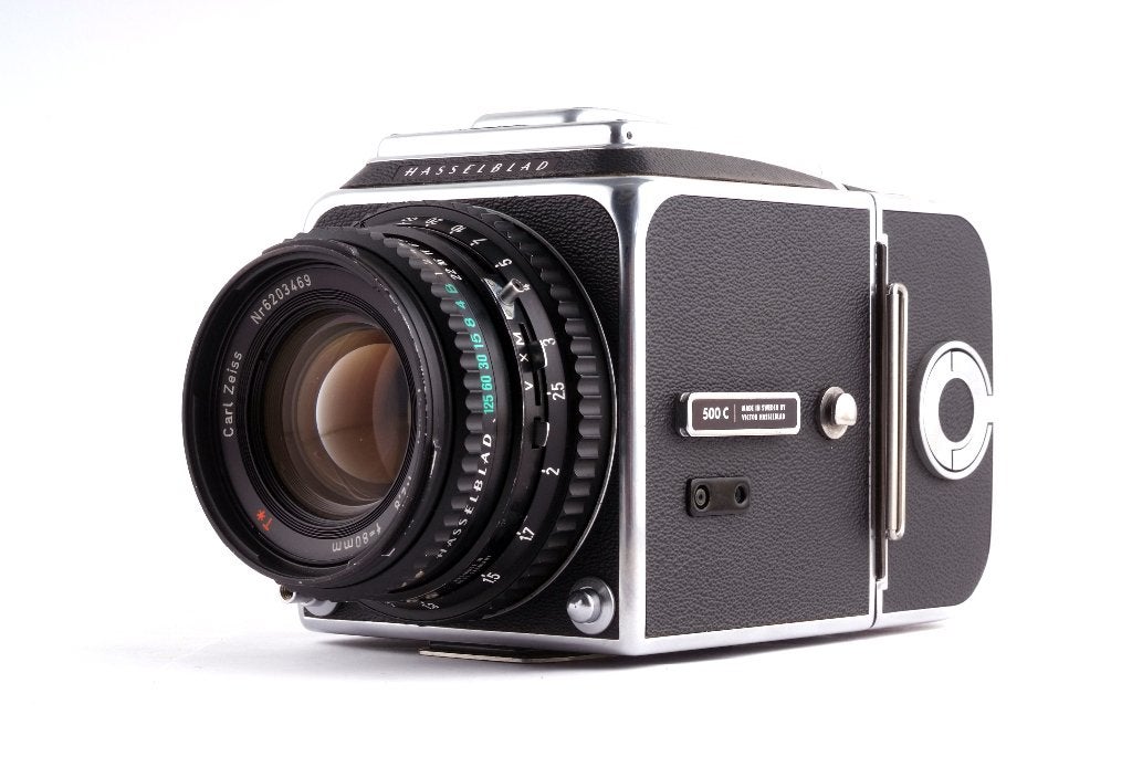 Hasselblad 500c + 80mm 2.8 t* + cassette 2 jaar garantie, Spiegelreflex, T, Ophalen of Verzenden, Zo goed als nieuw