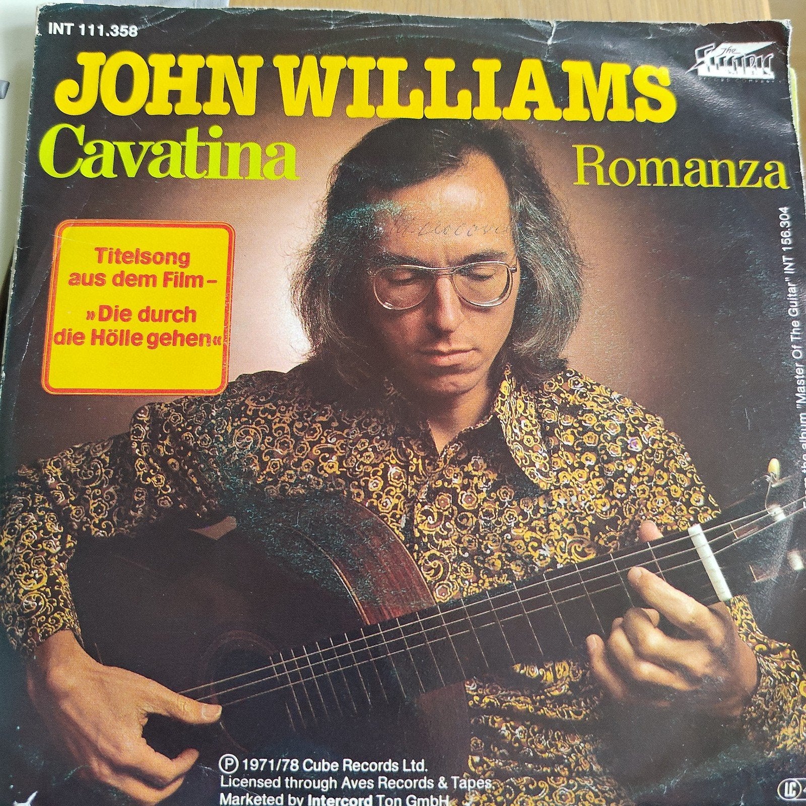 John Williams - Cavatina / Romanza (Single), Ophalen of Verzenden, Gebruikt