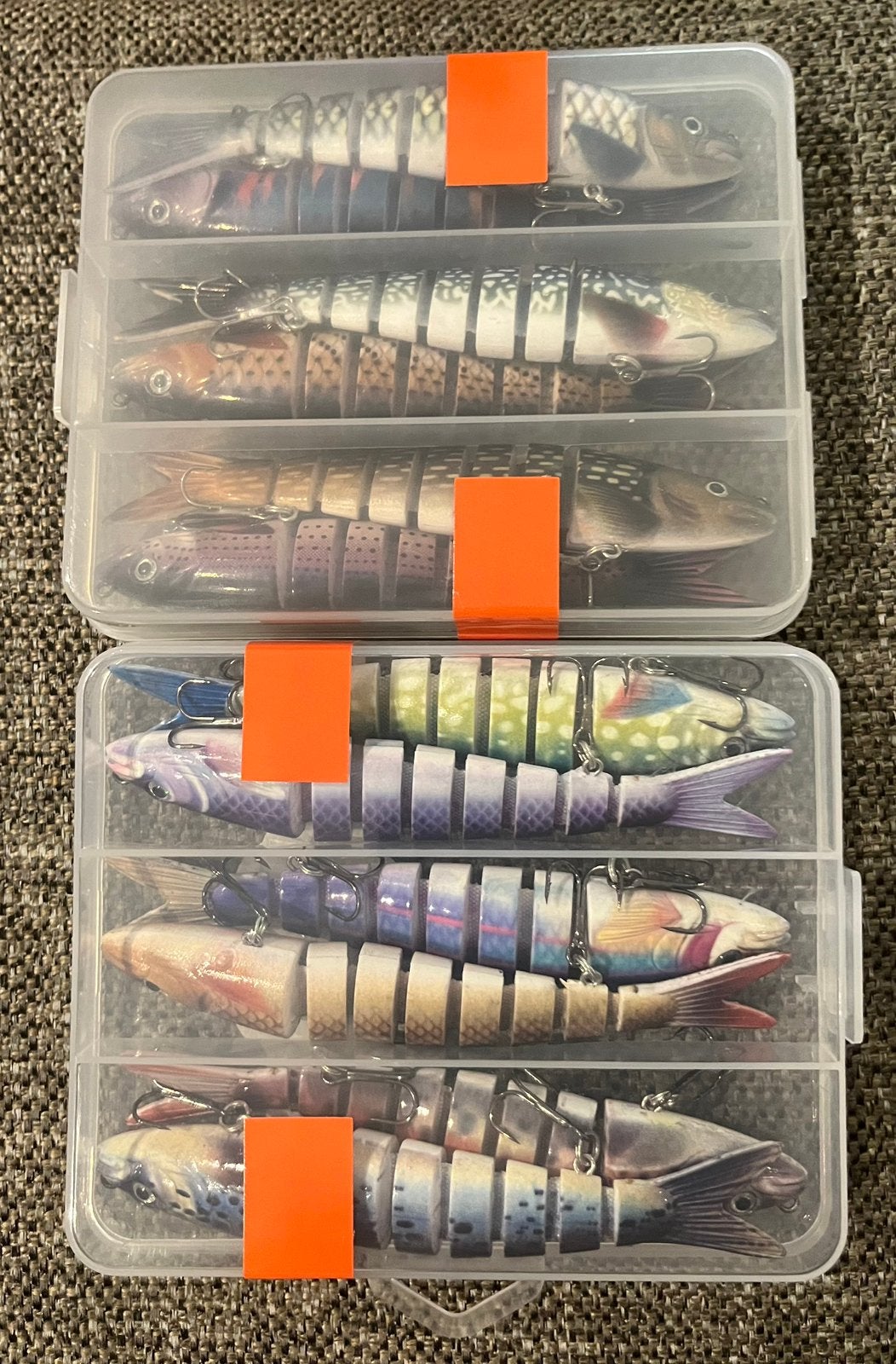 NIEUW: 12 stuks kunstaas in opbergkoffer, Ophalen of Verzenden, Nieuw, Complete set