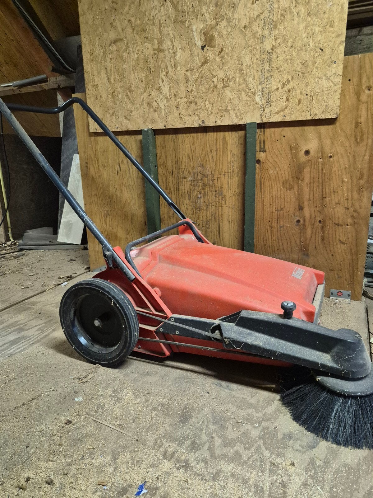 Hako profi flipper veegmachine - Handige en efficiënte reini, Tuin en Terras, Veegmachines, Ophalen, Gebruikt, Hako