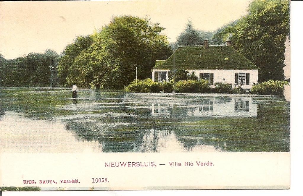 Nieuwersluis Villa Rio Verde., Ophalen of Verzenden, 1920 tot 1940, Ongelopen, Zuid-Holland
