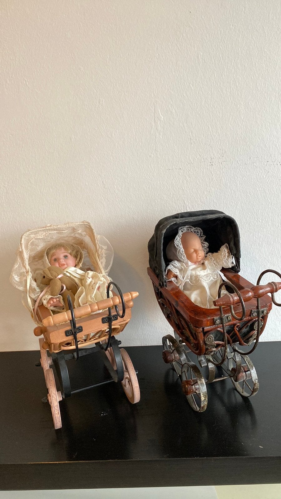 Oude poppenwagentjes, Ophalen of Verzenden, Gebruikt