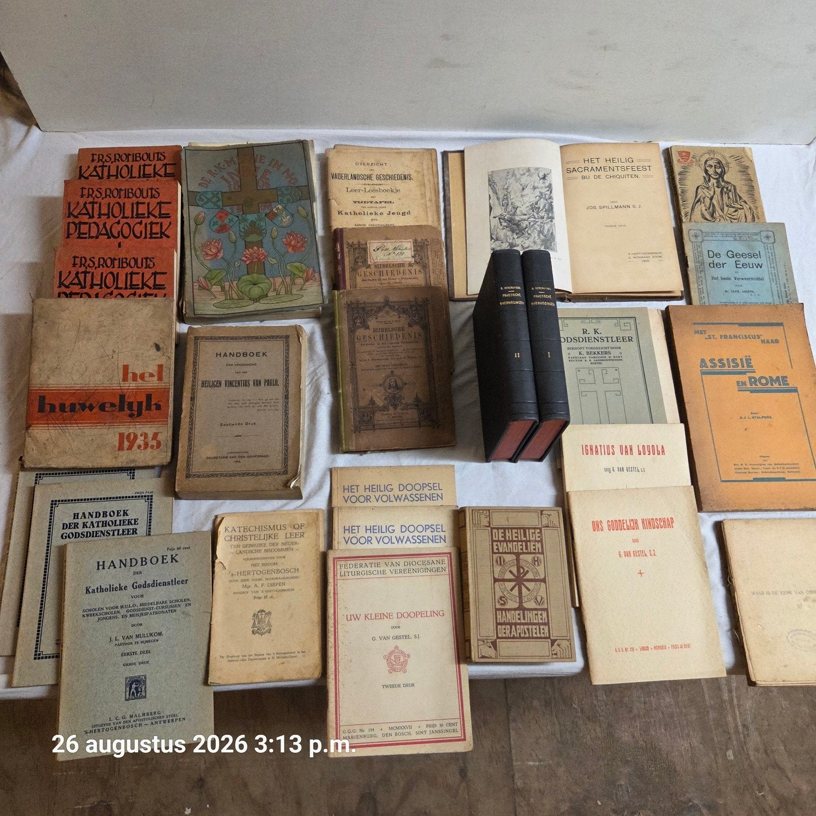 Collectie Oude Katholieke Boeken - Religieuze Literatuur, Ophalen of Verzenden, Diverse auteurs (o.a. F.R.S. Rombouts, J.L. van Mulkom)