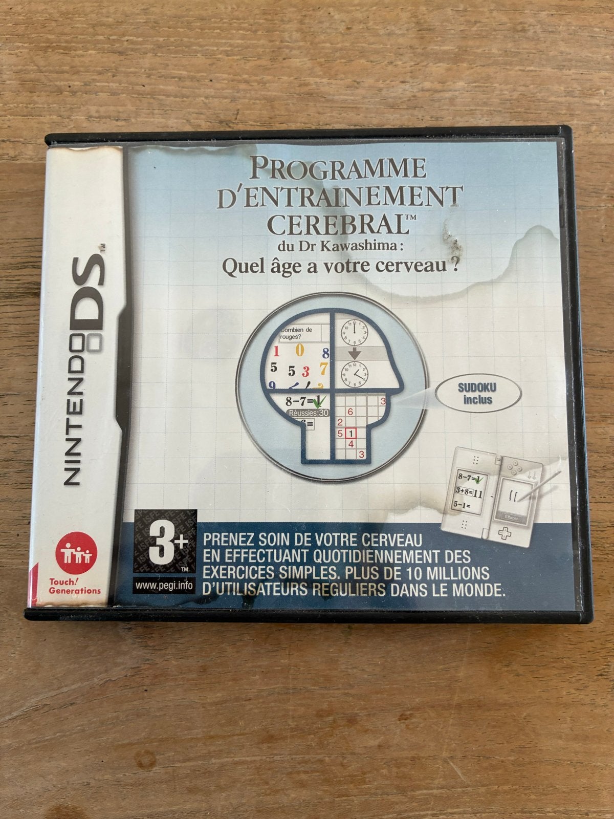 Dr. Kawashima's Brain Training Nintendo DS met doosje, Ophalen of Verzenden, Gebruikt