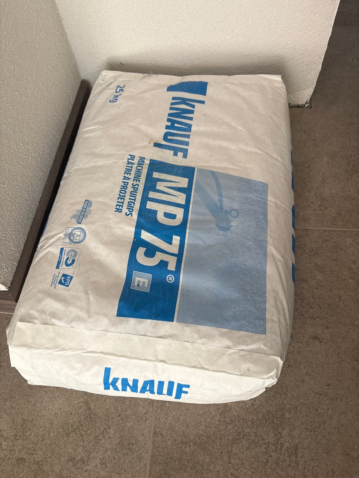 Knauf MP 75 E Machine Spuitgips 25 kg, Ophalen, Nieuw