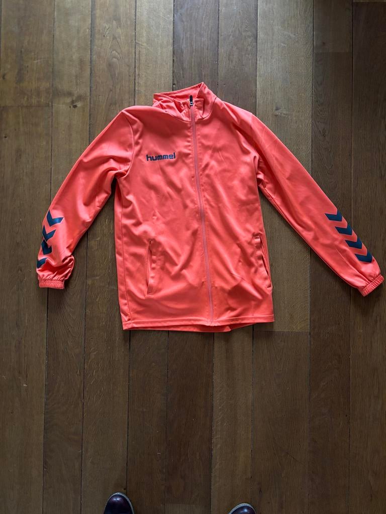 Hummel trainingspak heren - Maat S, Kleding | Heren, Sportkleding, Oranje, Ophalen of Verzenden, Zo goed als nieuw, Algemeen