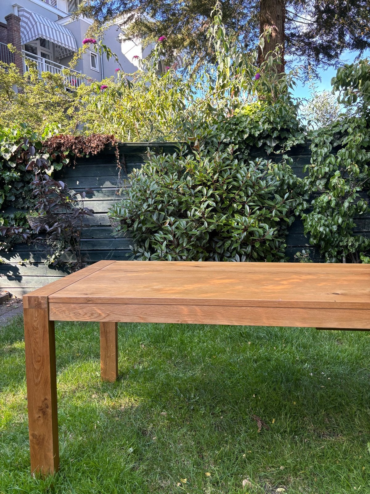 Zo goed als nieuwe uitschuifbare Kave home eettafel, Huis en Inrichting, Tafels | Eettafels, Ophalen, Eikenhout, 50 tot 100 cm