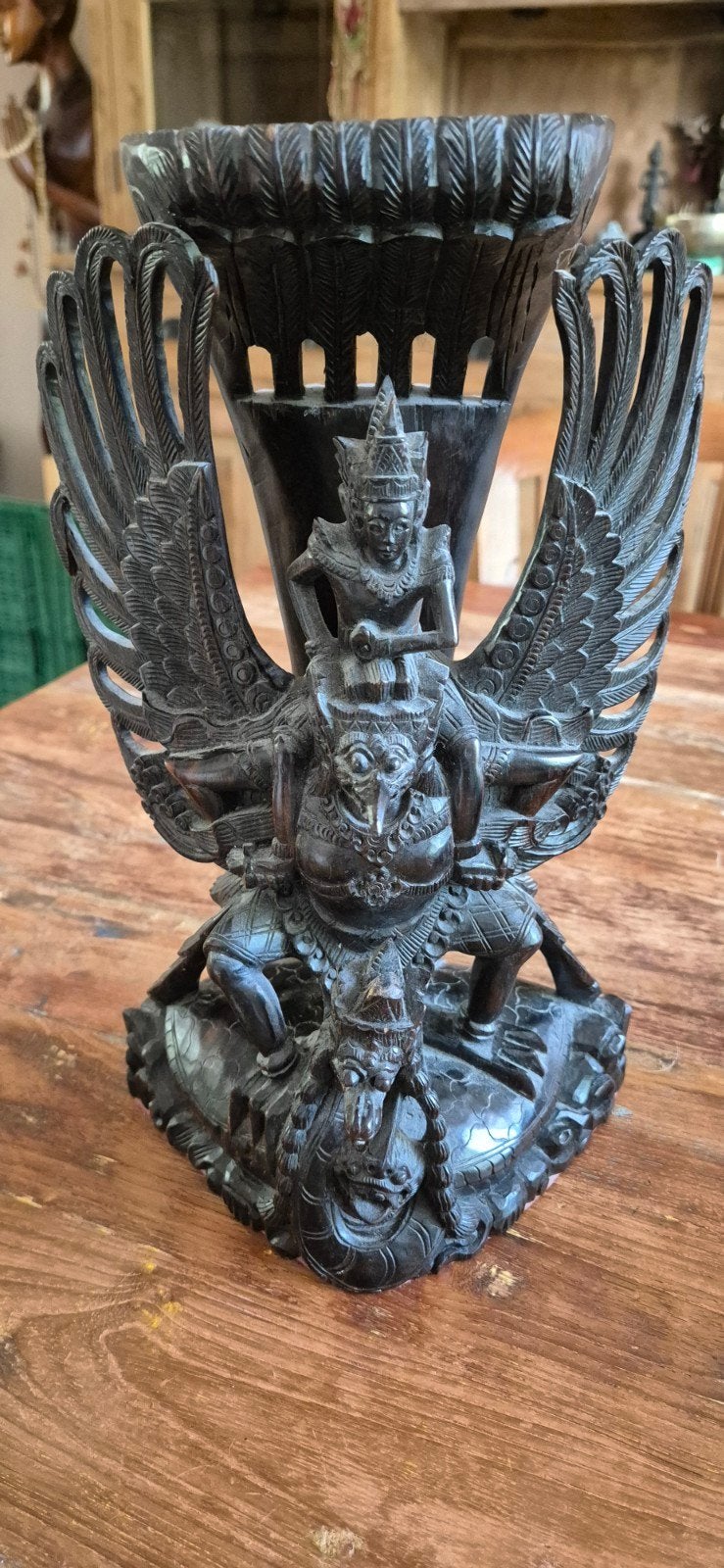 Garuda en Vishnu, Ophalen of Verzenden, Gebruikt
