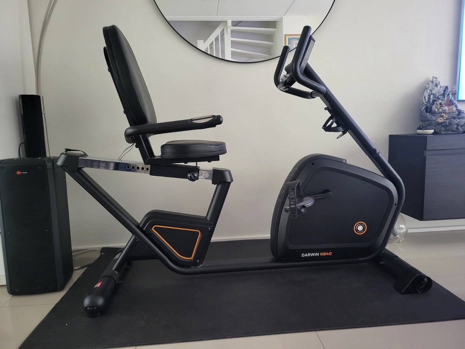 Darwin RB40 Ligfiets Hometrainer - Orthopedie Training, Ligfiets, Ophalen of Verzenden, Zo goed als nieuw, Metaal