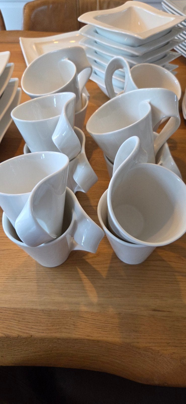 Villeroy & Boch New Wave  kopjes - 12 Stuks, Gebruikt, Villeroy & Boch, Ophalen of Verzenden, Modern