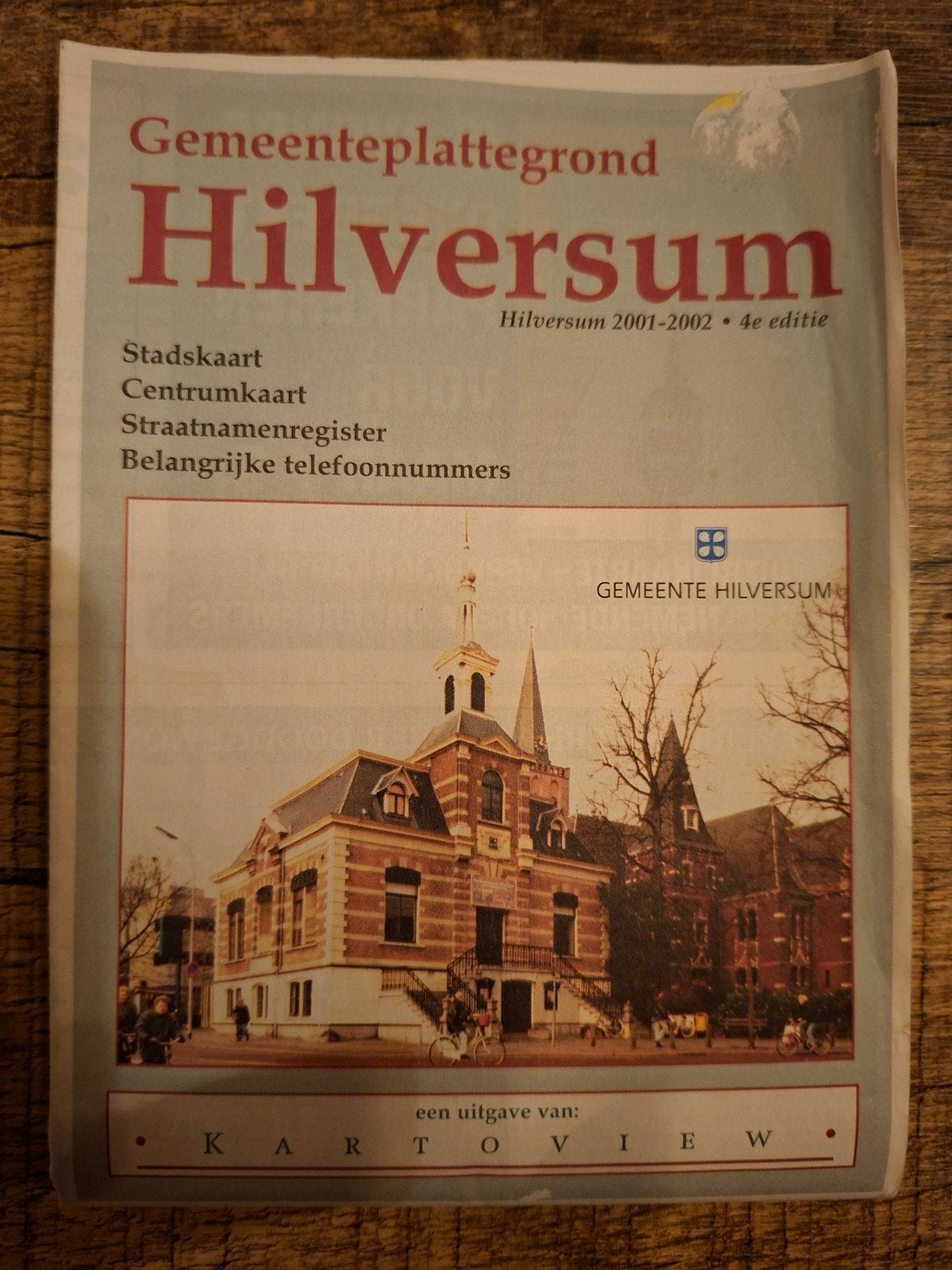 Stadsplattegrond Hilversum, Ophalen of Verzenden