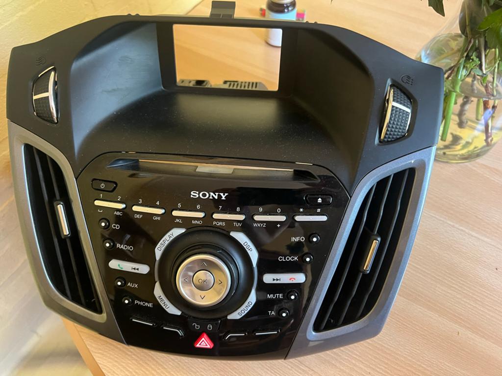 Ford Focus Sony Radio Paneel en kleurendisplay, Auto diversen, Autoradio's, Ophalen of Verzenden, Zo goed als nieuw