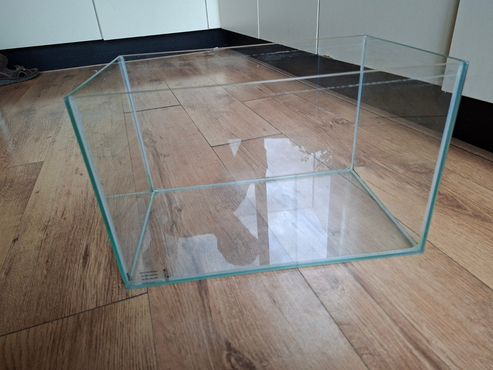 aquarium met pomp, Dieren en Toebehoren, Vissen | Aquaria en Toebehoren, Ophalen, Pomp, Zo goed als nieuw, Leeg aquarium