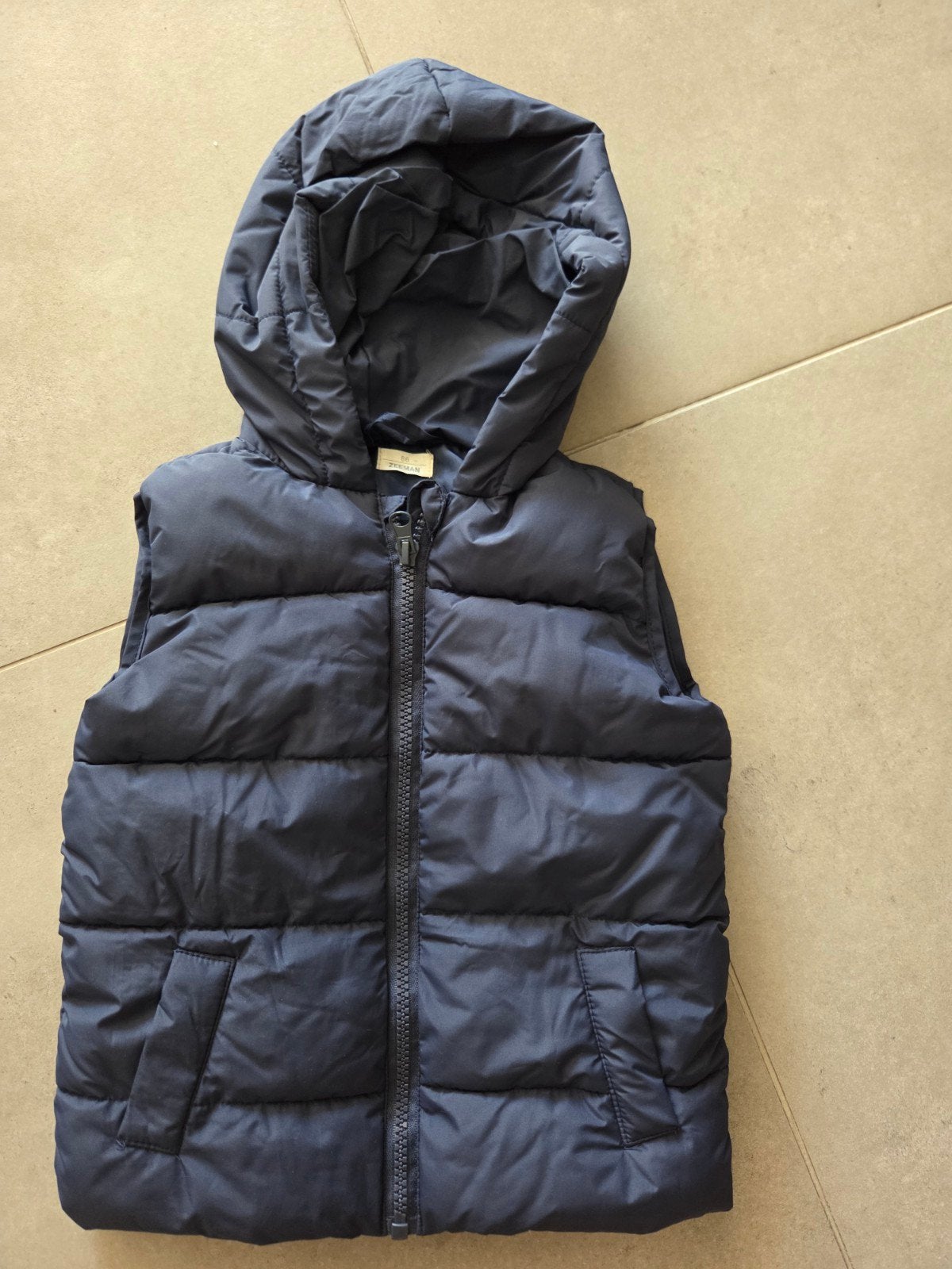 Zeeman blauwe bodywarmer maat 86, Zeeman, Jongetje of Meisje, Ophalen of Verzenden, Zo goed als nieuw