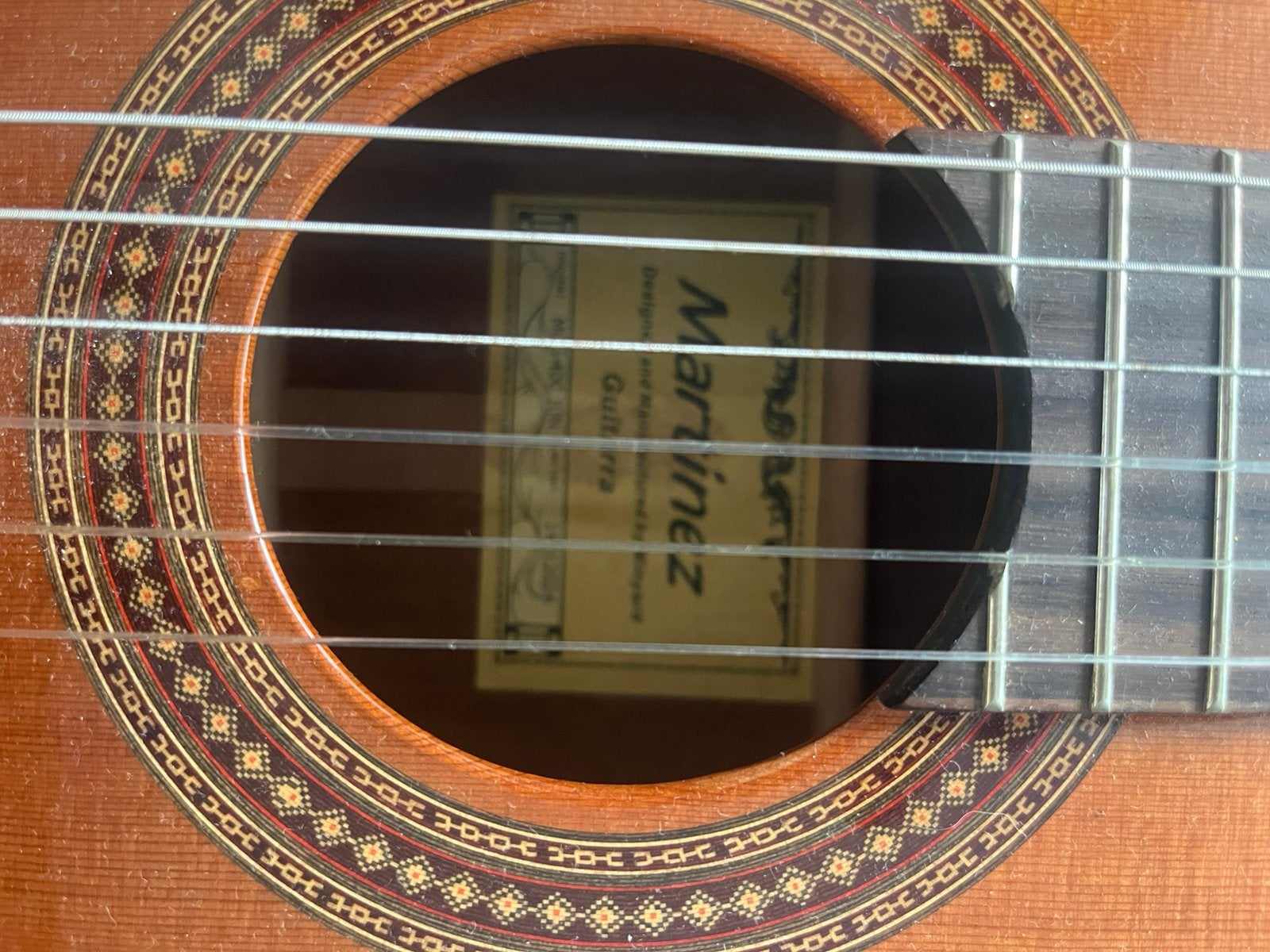 Martinez spaanse kleine gitaar, Ophalen of Verzenden, Zo goed als nieuw, Klassieke of Spaanse gitaar