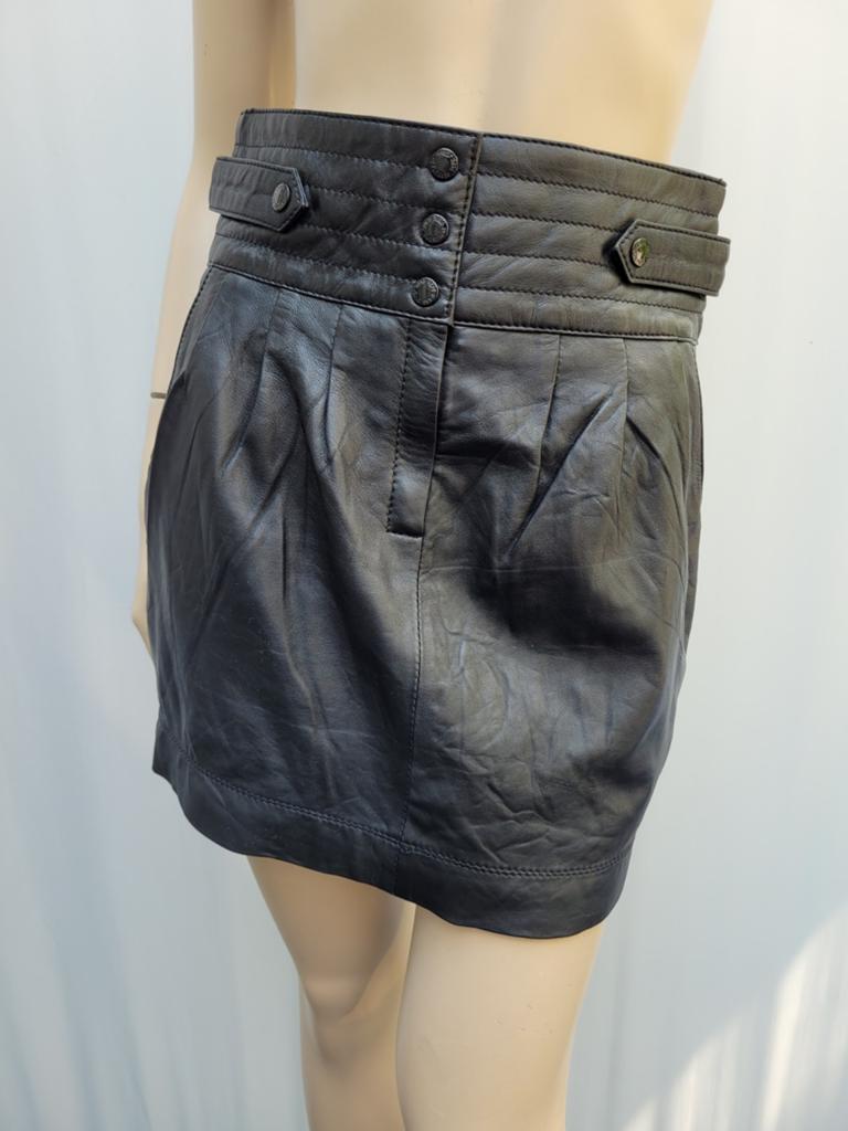 Pepe Jeans leren rokje zwart maat S/36, Kleding | Dames, Rokken, Zwart, Maat 42/44 (L), Ophalen of Verzenden, Zo goed als nieuw