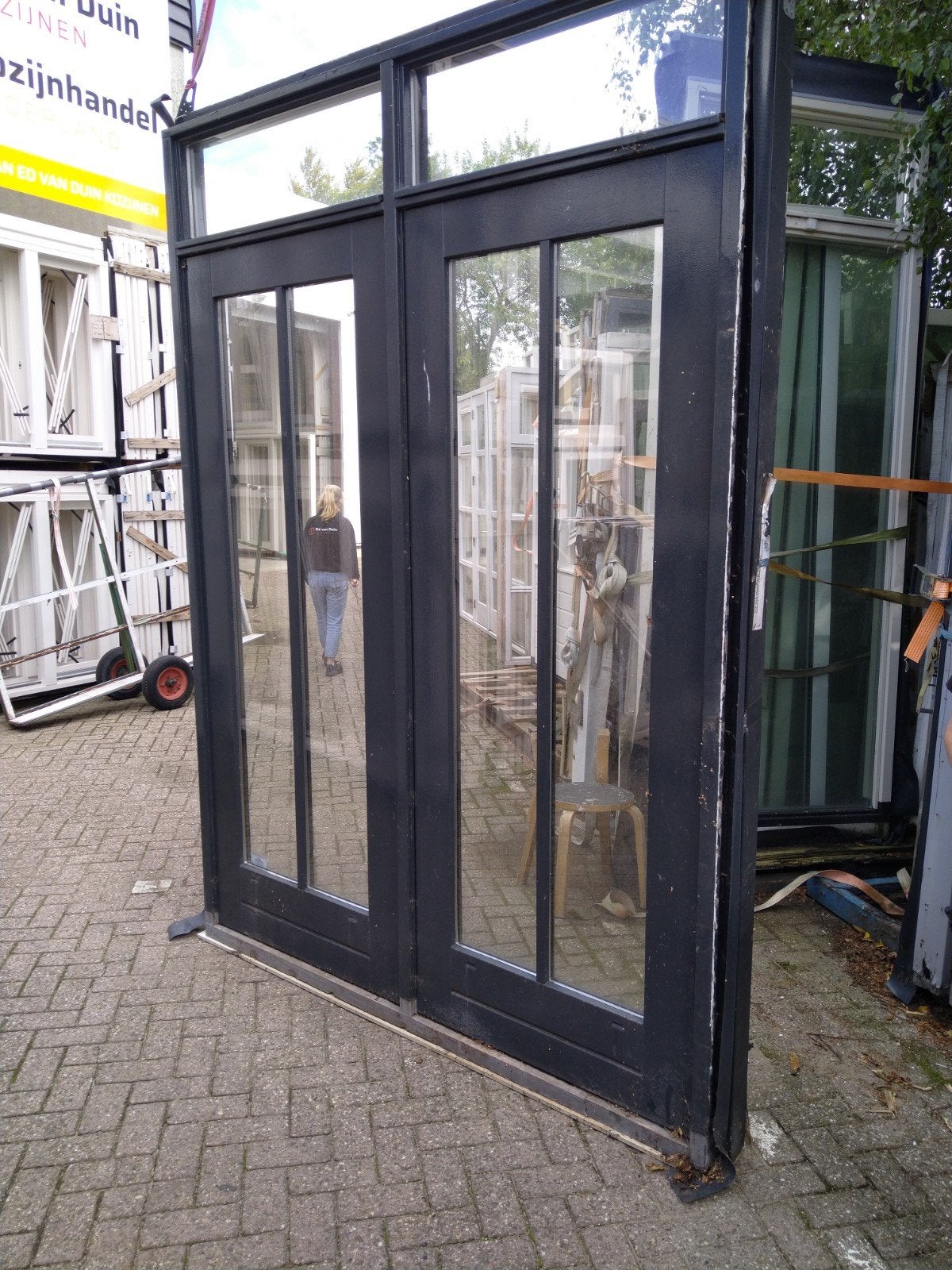 kozijn vast glas, Gevelraam of Ruit, Zo goed als nieuw, Dubbelglas, 160 cm of meer