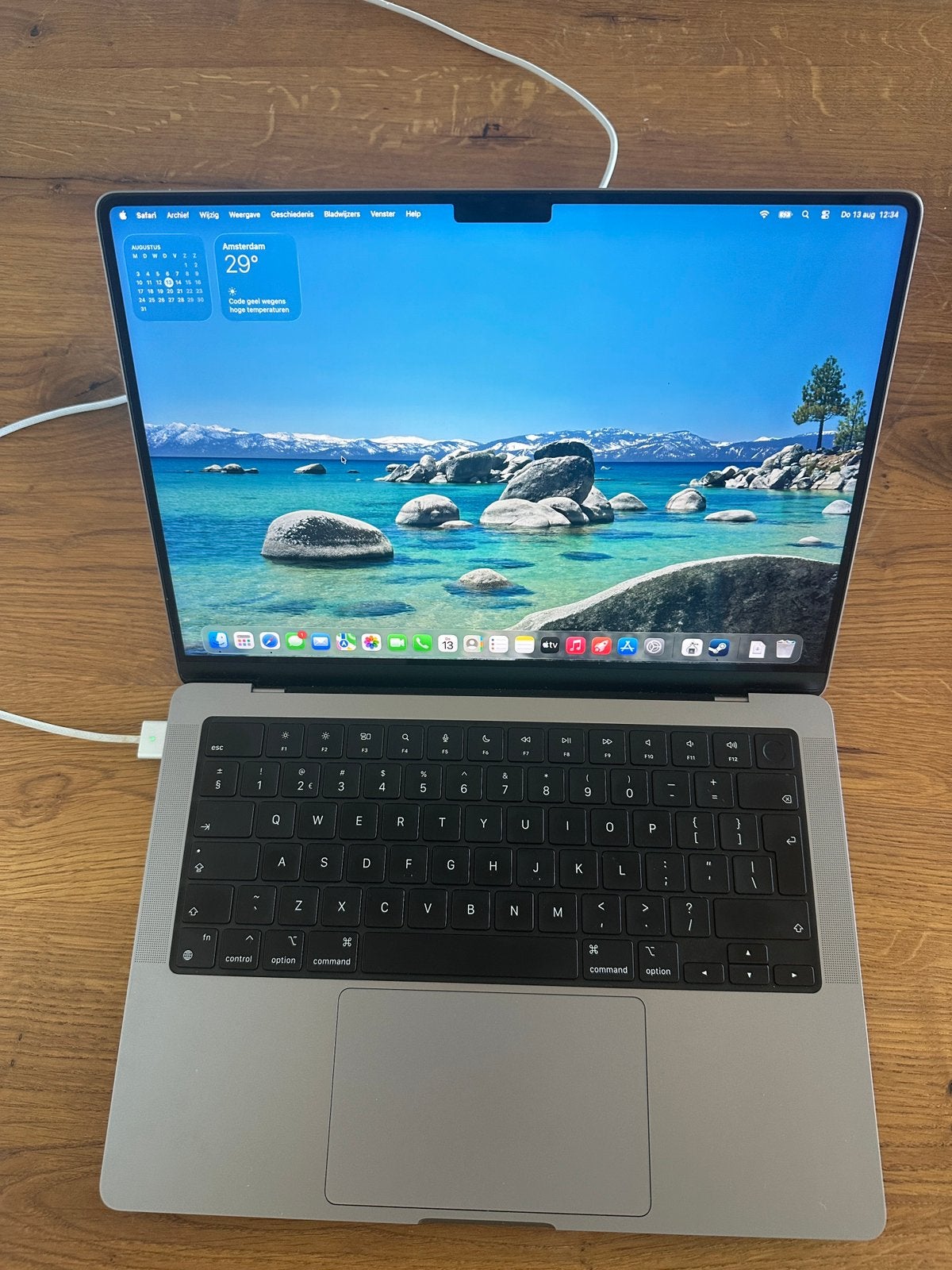 Zeer nette Macbook Pro 14 M2 Pro 32gb 1tb Accu 100%, Computers en Software, 1 TB of meer, Overige groottes, Zo goed als nieuw