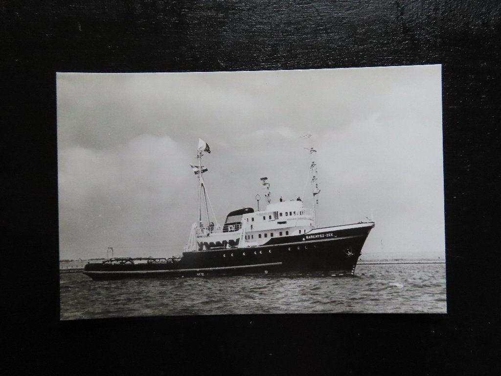 ansichtkaart sleepboot "Barentsz zee" Smit & co, Verzamelen, Scheepvaart, Ophalen of Verzenden, Gebruikt, Motorboot, Kaart, Foto of Prent