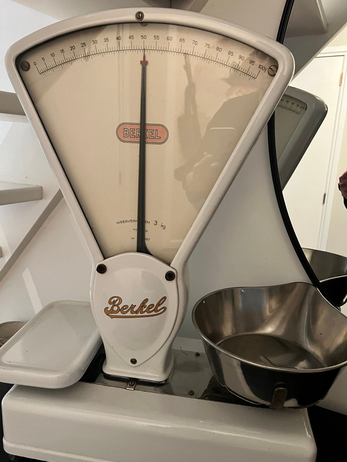 Oude Berkel Keukenweegschaal - Zeer Mooi en Decoratief, Keukenweegschaal, Ophalen of Verzenden, Gebruikt, Minder dan 10 kg