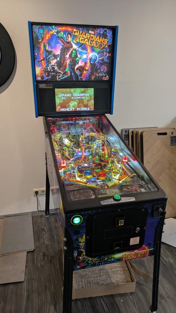 Stern Guardians of the Galaxy Flipperkast, Verzamelen, Automaten | Flipperkasten, Ophalen, Elektronisch, Stern, Zo goed als nieuw