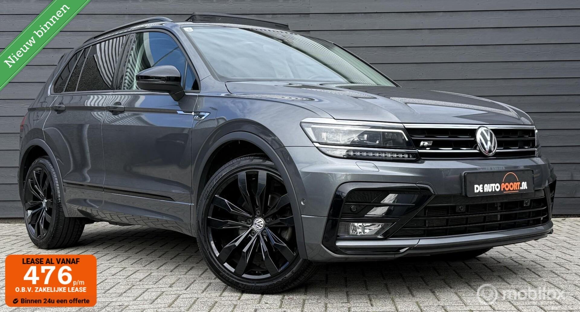 Volkswagen Tiguan 1.5 TSI ACT R-Line Pano.dak/Trekhaak/Virit, Auto's, 15 km/l, Bedrijf, Automatische klimaatregeling, Velours