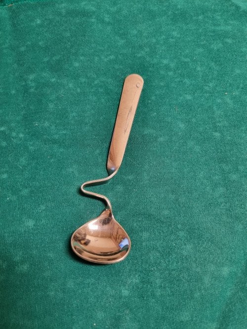 koffie lepel met kronkel vintage, Ophalen of Verzenden, 'T Olde Gre-j, Info@toldegrej.nl, Endepoelstraat 20f Didam