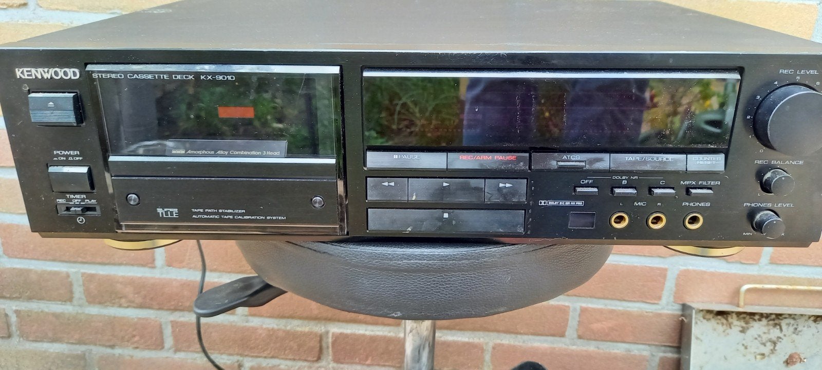 KENWOOD KX-9010 cassettedeck (defect), Audio, Tv en Foto, Cassettedecks, Ophalen, Enkel, Kenwood