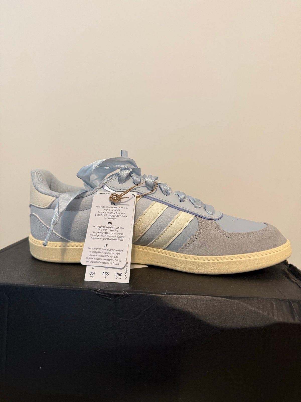 Adidas Breaknet Sleek sneakers - Lichtblauw, maat 40 2/3, Kleding | Dames, Ophalen of Verzenden, Nieuw, Blauw, Sneakers of Gympen