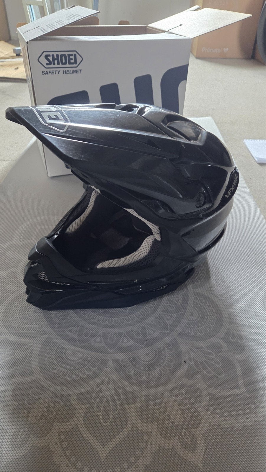shoei motorcross helm cross met toebehoren maat s, Motoren, Kleding | Motorhelmen, Offroadhelm, Ophalen of Verzenden, S, Shoei
