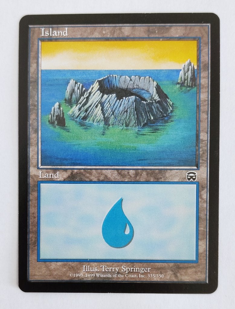 Island V.1 Mercadian Masques MTG Near Mint, Ophalen of Verzenden, Zo goed als nieuw, Losse kaart