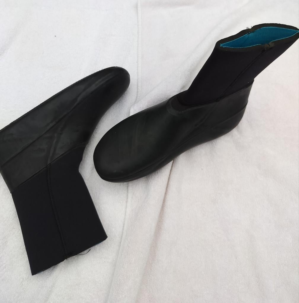 Zwarte duikschoenen met rits, Watersport en Boten, Ophalen of Verzenden