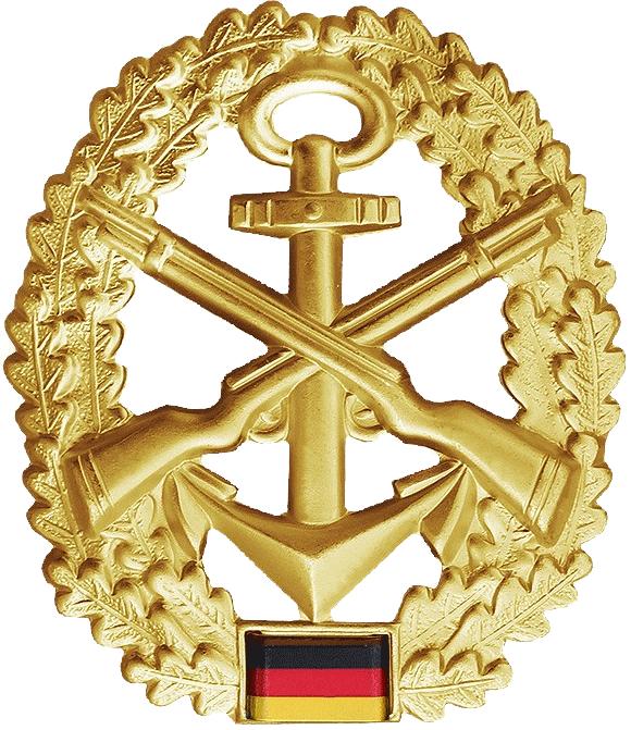 Baretembleem See batallion, Verzamelen, Militaria | Algemeen, Ophalen of Verzenden, Marine, Duitsland, Embleem of Badge