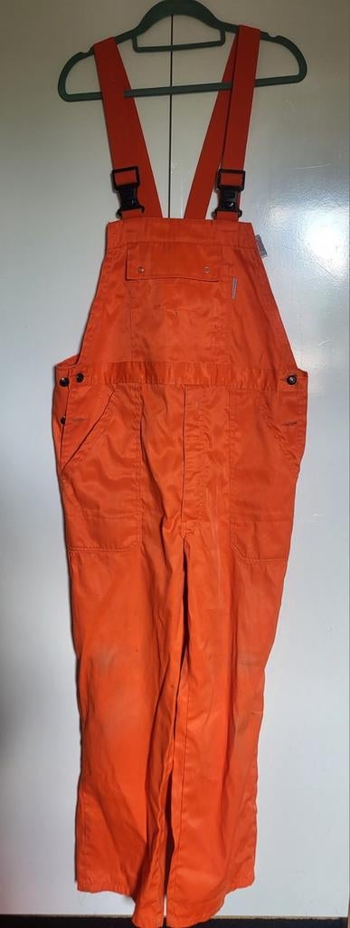 Oranje tuinbroek / overall - Maat 54, Maat 42/44 (L), Oranje, Ophalen of Verzenden, Onbekend