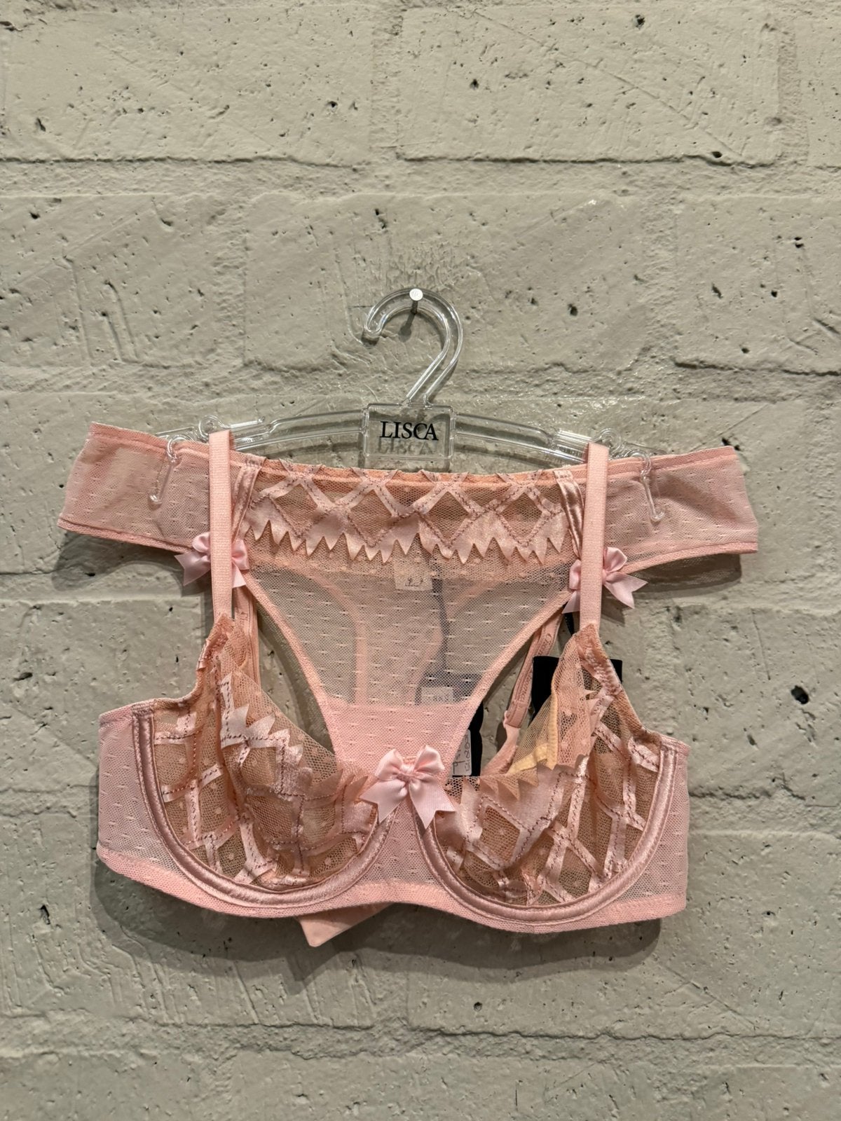 Chantal Thomass bh 70C string 36 NIEUW!! Set nu €40, Ophalen of Verzenden, Roze, Setje