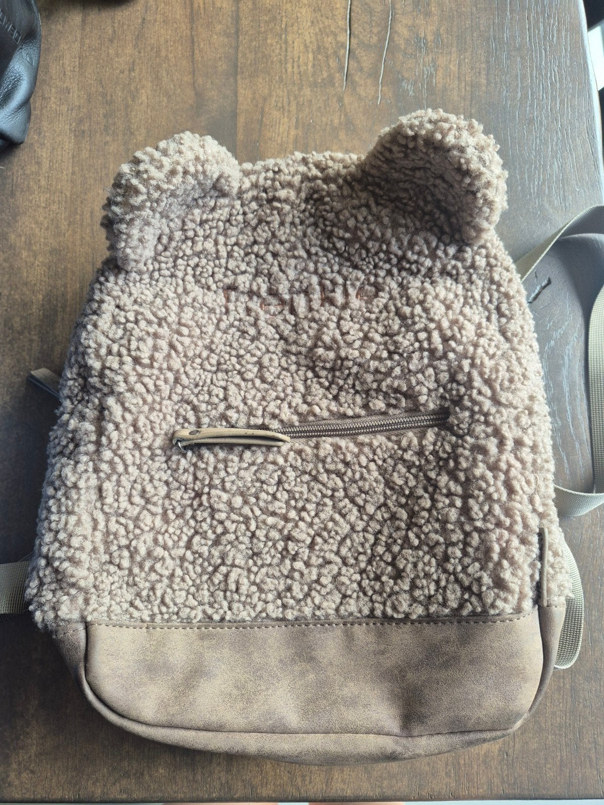 Schattige teddy rugzak met oortjes - naam Frenkie erop!, Sieraden, Tassen en Uiterlijk, Ophalen of Verzenden, Zo goed als nieuw
