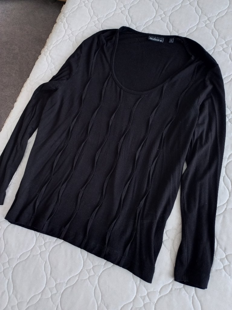 So Soire shirt zwart voor gegolfd L, Zwart, Maat 42/44 (L), Ophalen of Verzenden, Zo goed als nieuw