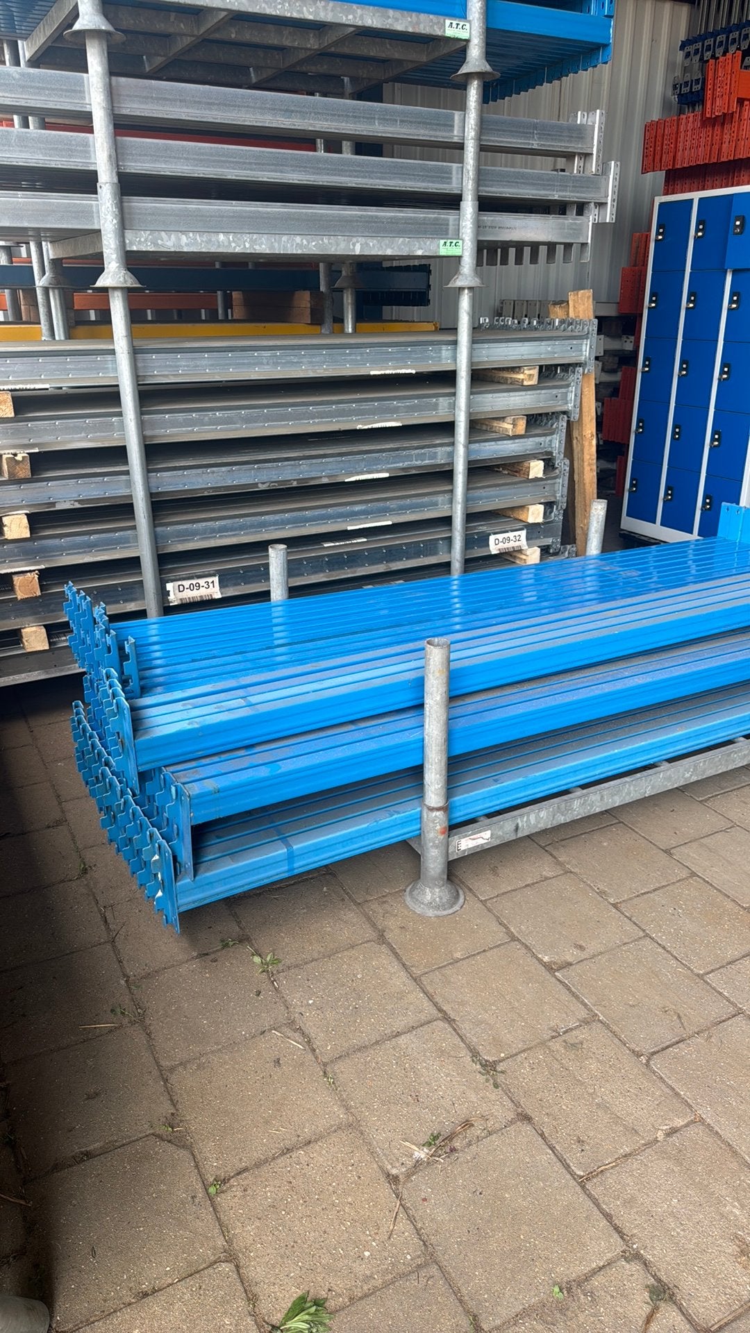 Palletstelling Stow liggers 2700-4350mm (ouw type), Ophalen