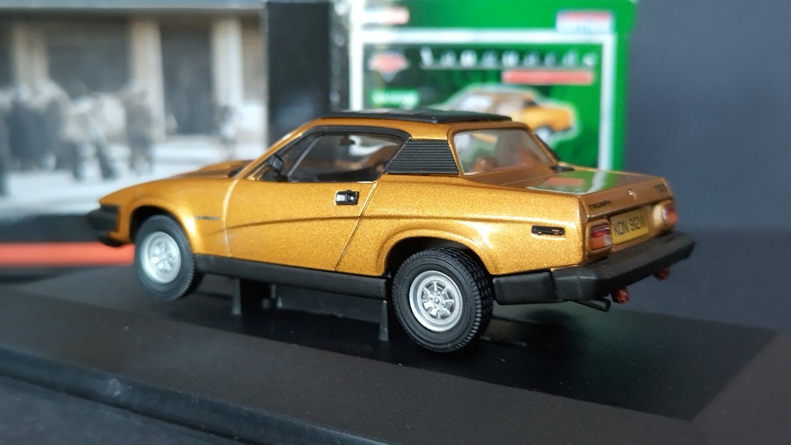 Triumph Tr7 Pharaoh Gold 1:43 Vanguards Pol, Corgi, Auto, ., Nieuw