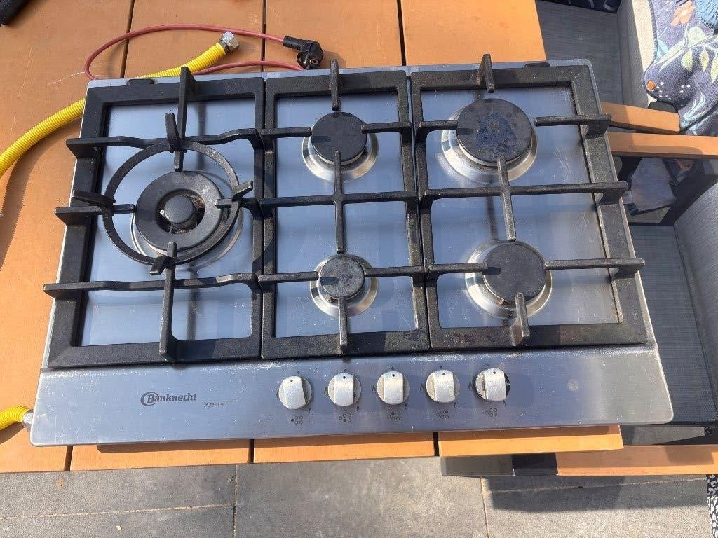 Kookplaat (gas), Witgoed en Apparatuur, Kookplaten, Ophalen, Gebruikt, Inbouw, Gas