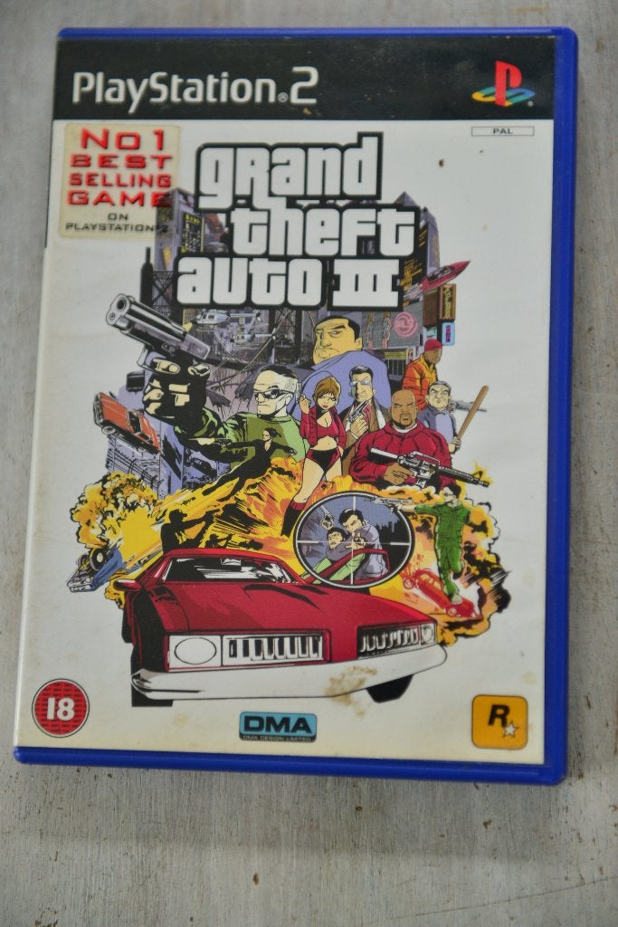 PLAYSTATION 2 = GRAND THEFT AUTO III ( 3 ), Vanaf 18 jaar, Verzenden, 1 speler, Racen en Vliegen