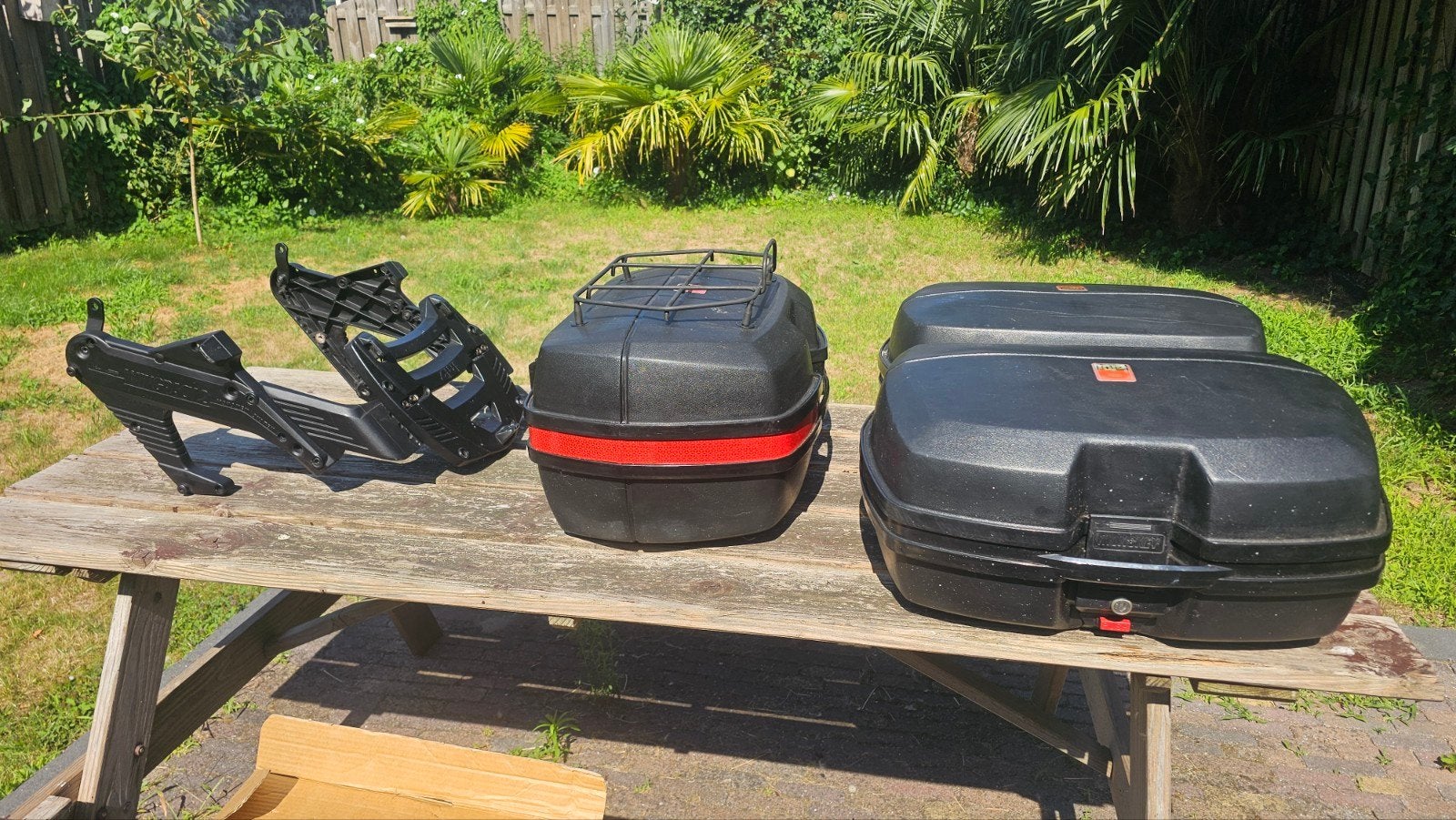 Givi Monorack met koffers, Ophalen of Verzenden, Gebruikt