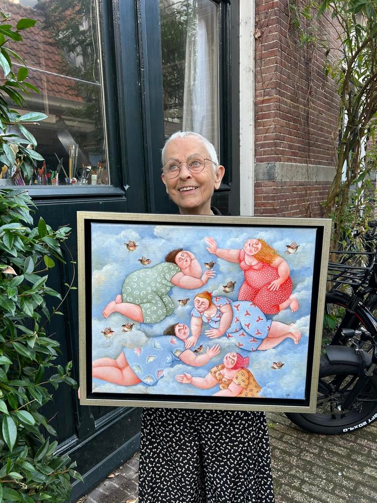 Ada Breedveld schilderij, Antiek en Kunst, Kunst | Schilderijen | Modern, Ophalen of Verzenden