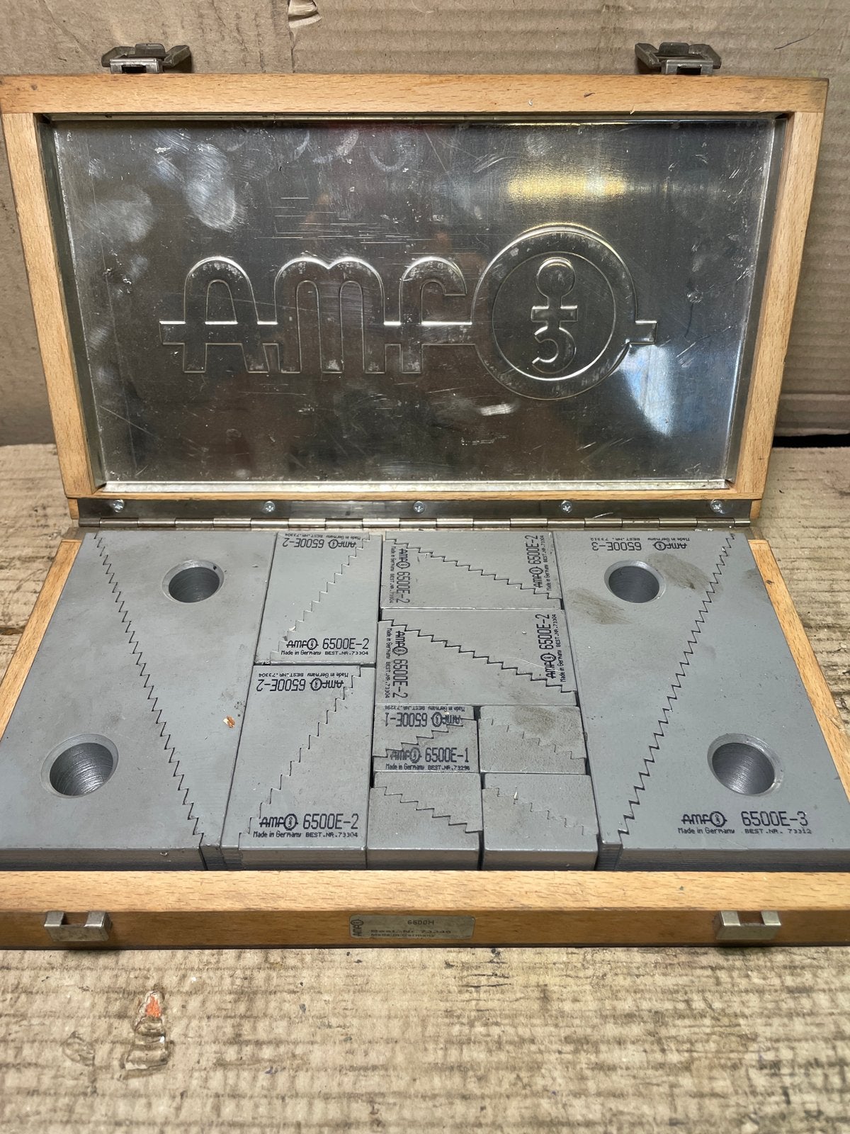 AMF 6500H Universele Getrapte Opspanblokkenset in Houten Kis, Ophalen, Nieuw, Overige typen, Overige merken