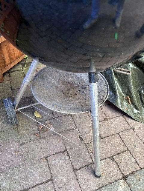 Weber Original Kettle Houtskool BBQ 57 cm, Tuin en Terras, Ophalen, Gebruikt, Weber, Met accessoires