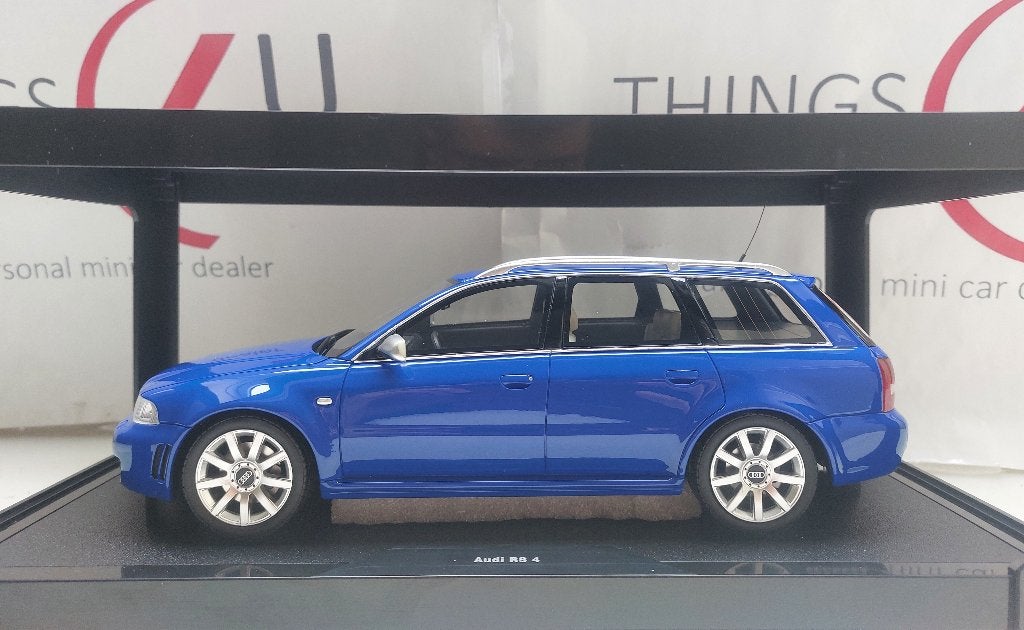 Ottomobile 1:18 Audi RS4 B5 nogaro blue nieuw in verpakking, Ophalen of Verzenden, Nieuw, Auto, OttOMobile